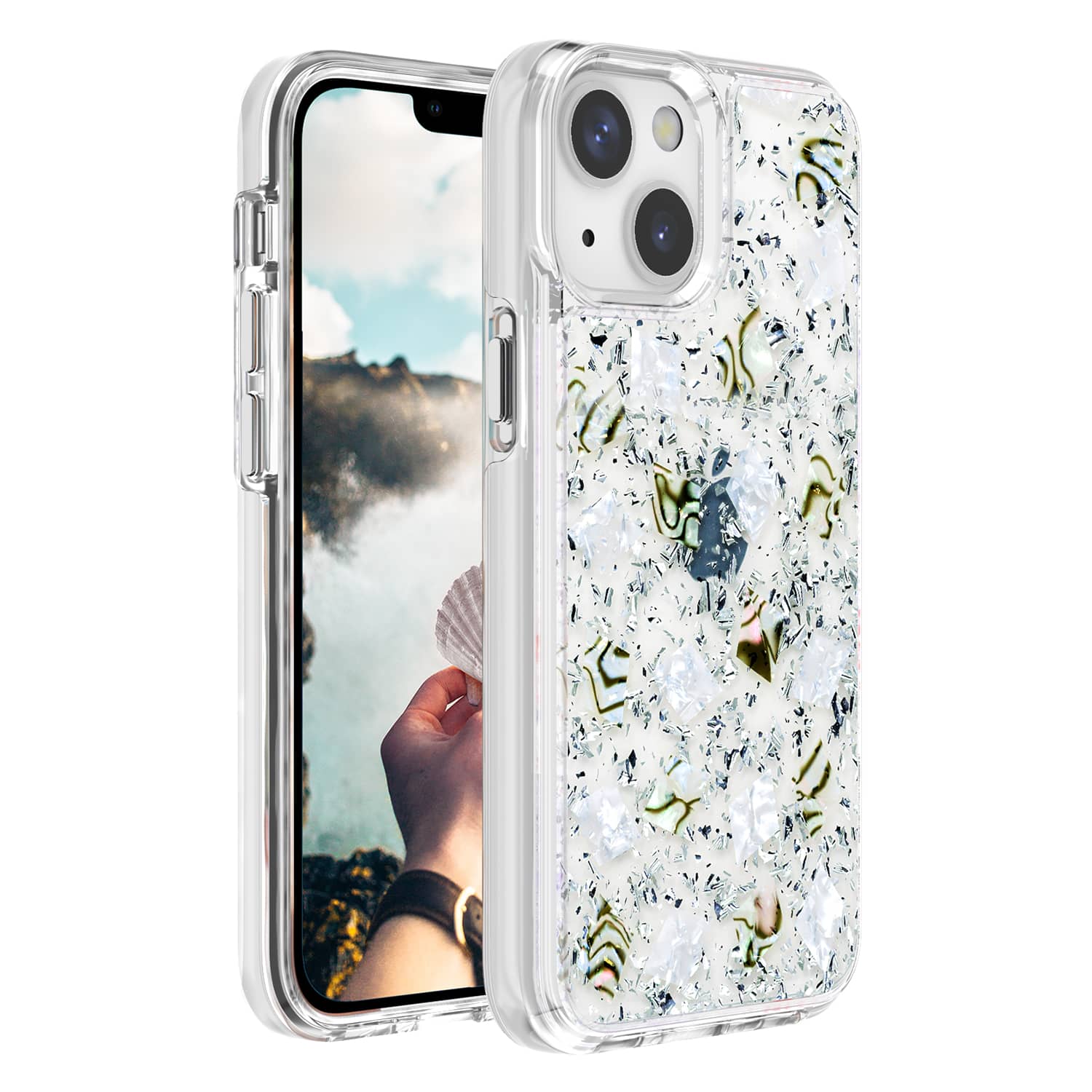 <strong>iPhone 13 mini 銀貝手機殼</strong>