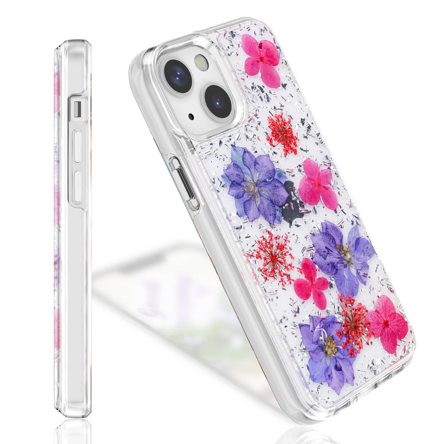 <strong>iPhone 13 mini 銀紫手機(jī)殼</strong>