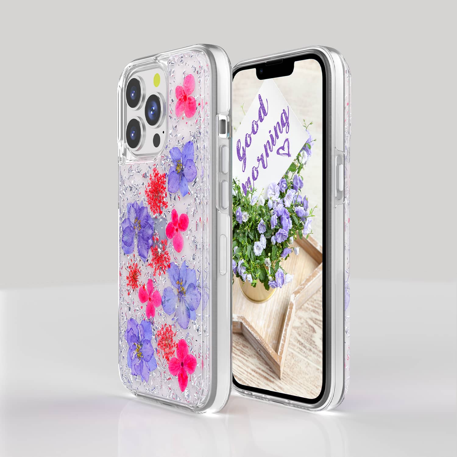 <b>iPhone13 Pro 銀紫手機(jī)殼</b>